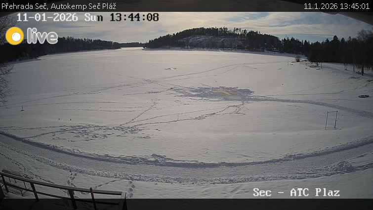 Přehrada Seč - Autokemp Seč Pláž - 11.1.2026 v 13:45