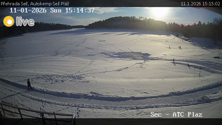 Přehrada Seč - Autokemp Seč Pláž - 11.1.2026 v 15:15