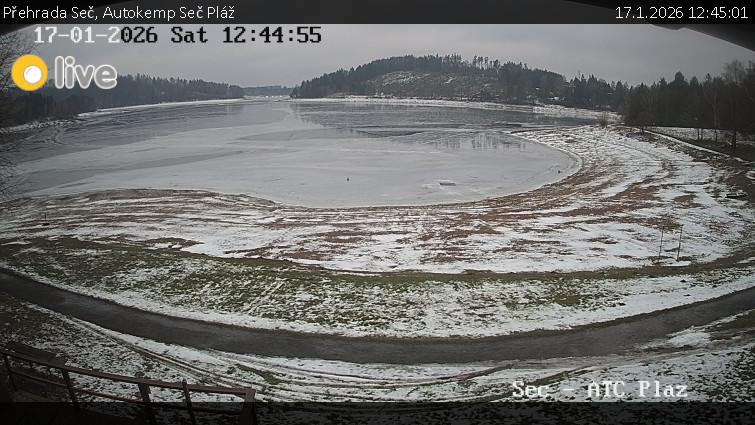 Přehrada Seč - Autokemp Seč Pláž - 17.1.2026 v 12:45