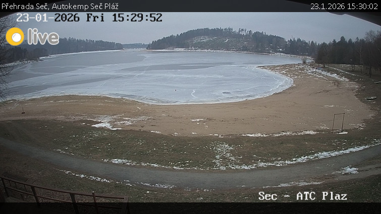 Přehrada Seč - Autokemp Seč Pláž - 23.1.2026 v 15:30