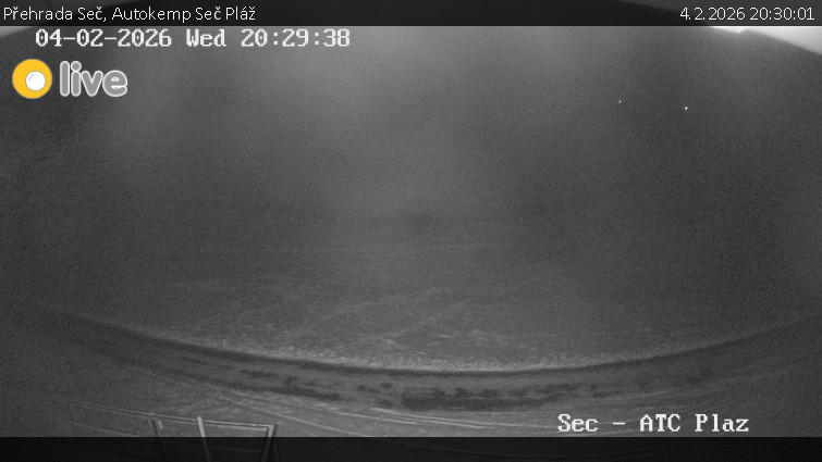 Přehrada Seč - Autokemp Seč Pláž - 4.2.2026 v 20:30