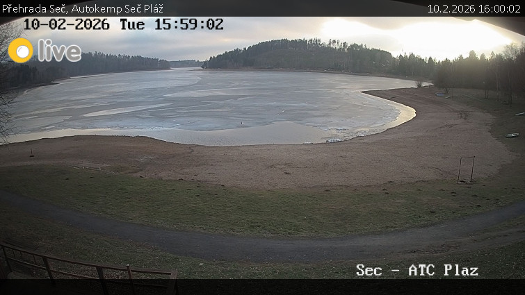 Přehrada Seč - Autokemp Seč Pláž - 10.2.2026 v 16:00