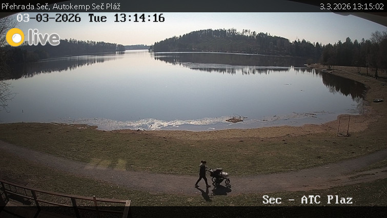 Přehrada Seč - Autokemp Seč Pláž - 3.3.2026 v 13:15