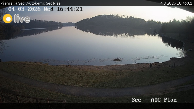 Přehrada Seč - Autokemp Seč Pláž - 4.3.2026 v 16:45