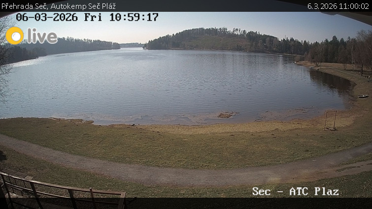 Přehrada Seč - Autokemp Seč Pláž - 6.3.2026 v 11:00
