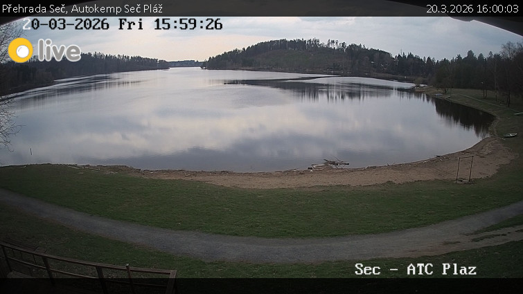 Přehrada Seč - Autokemp Seč Pláž - 20.3.2026 v 16:00