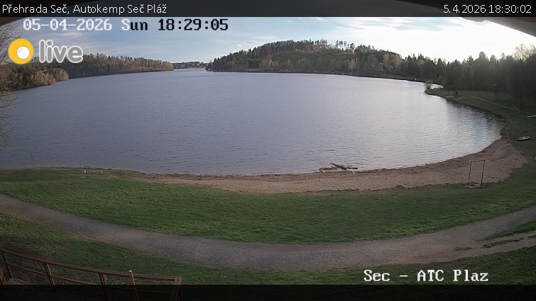 Přehrada Seč - Autokemp Seč Pláž - 5.4.2026 v 18:30