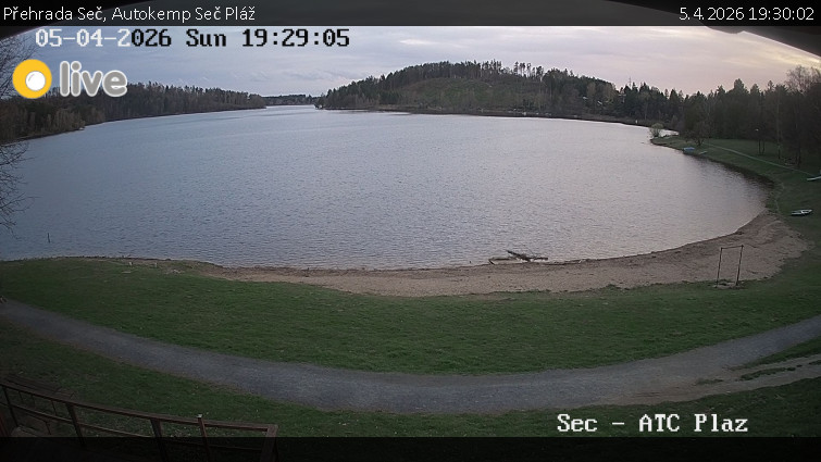 Přehrada Seč - Autokemp Seč Pláž - 5.4.2026 v 19:30