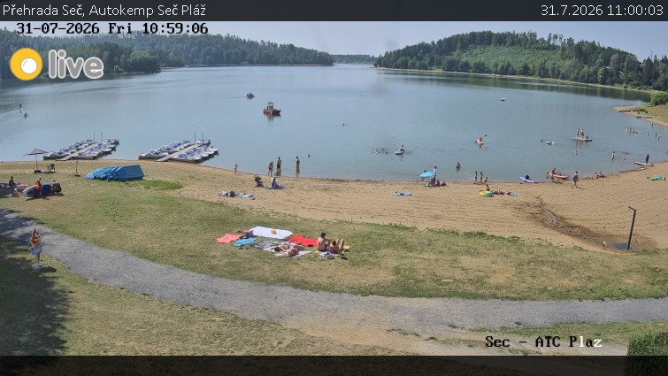 Přehrada Seč - Autokemp Seč Pláž - 31.7.2026 v 11:00