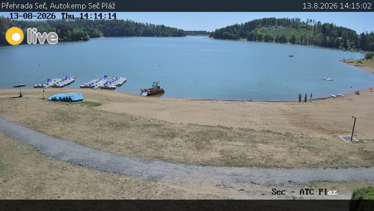 Přehrada Seč - Autokemp Seč Pláž - 13.8.2026 v 14:15