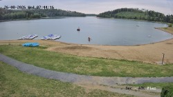 Parking dla przyczep kempingowych przy plaży Seč