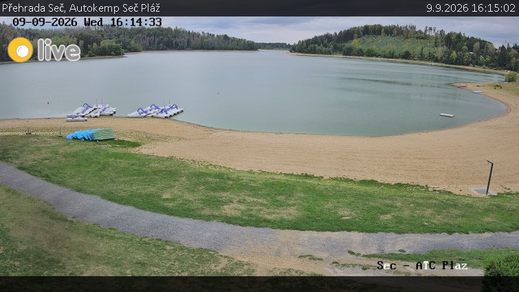 Přehrada Seč - Autokemp Seč Pláž - 9.9.2026 v 16:15