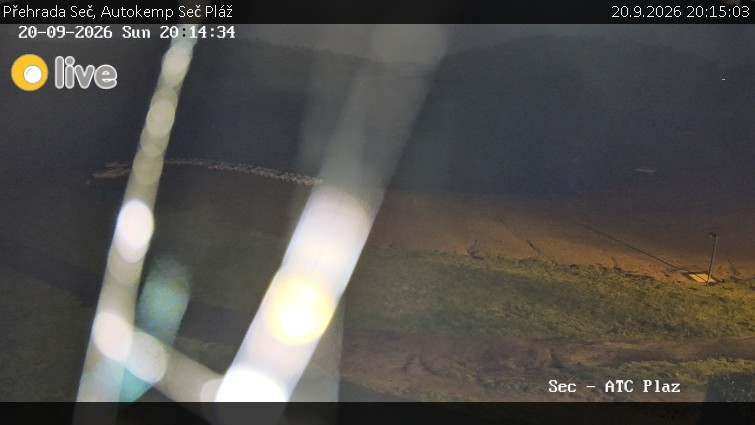 Přehrada Seč - Autokemp Seč Pláž - 20.9.2026 v 20:15