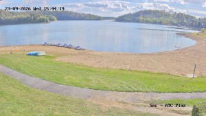 Zapora w Seču - Parking dla przyczep kempingowych przy plaży Seč - 23.9.2026 v 15:45 Zapora w Seču - Parking dla przyczep kempingowych przy plaży Seč - 23.9.2026 v 15:45