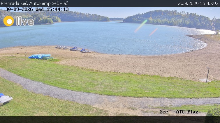 Přehrada Seč - Autokemp Seč Pláž - 30.9.2026 v 15:45