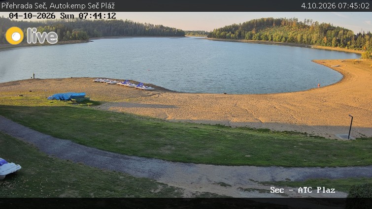 Přehrada Seč - Autokemp Seč Pláž - 4.10.2026 v 07:45