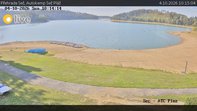 Přehrada Seč - Autokemp Seč Pláž - 4.10.2026 v 10:15
