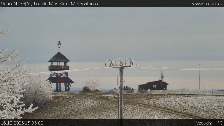 Skiareál Troják - Troják, Maruška - Meteostanice - 16.12.2025 v 15:35