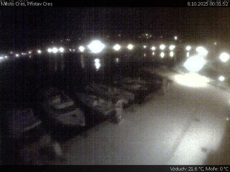 Město Cres - Přístav Cres - 8.10.2025 v 00:31