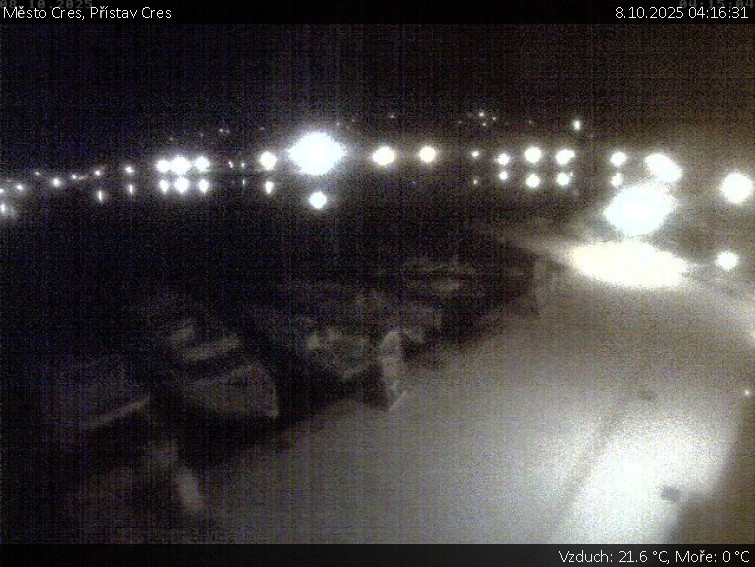 Město Cres - Přístav Cres - 8.10.2025 v 04:16