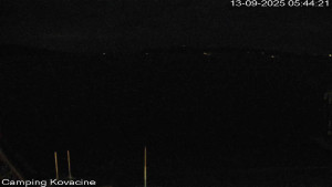 Camp Kovačine - Pláž kempu - 13.9.2025 v 05:45