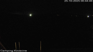 Camp Kovačine - Pláž kempu - 25.10.2025 v 00:45 Camp Kovačine - Pláž kempu - 25.10.2025 v 00:45