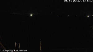 Camp Kovačine - Pláž kempu - 25.10.2025 v 01:45 Camp Kovačine - Pláž kempu - 25.10.2025 v 01:45