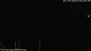 Camp Kovačine - Pláž kempu - 25.10.2025 v 05:45 Camp Kovačine - Pláž kempu - 25.10.2025 v 05:45