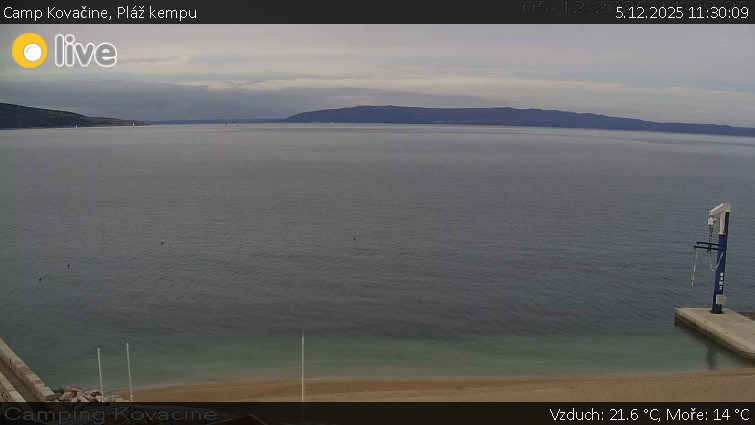Camp Kovačine - Pláž kempu - 5.12.2025 v 11:30