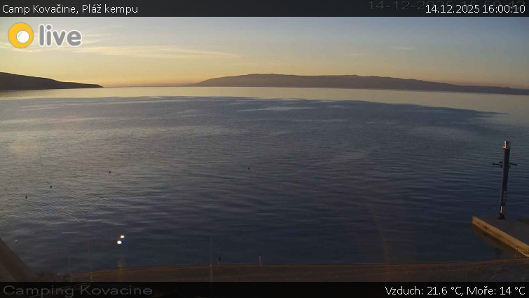 Camp Kovačine - Pláž kempu - 14.12.2025 v 16:00
