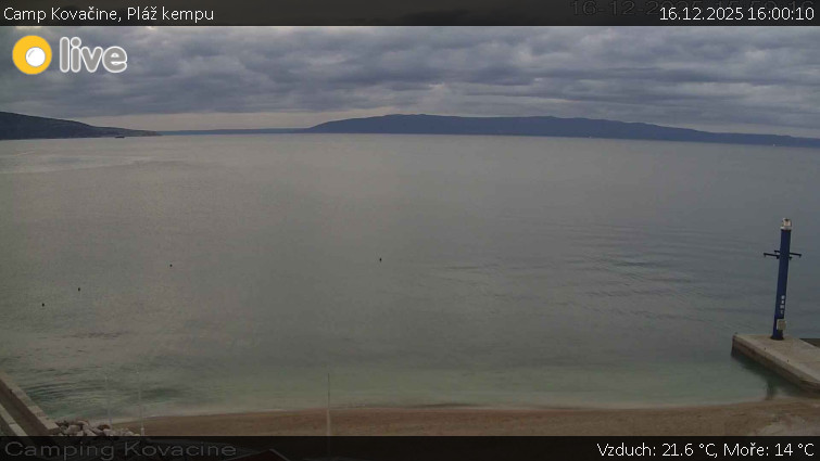 Camp Kovačine - Pláž kempu - 16.12.2025 v 16:00