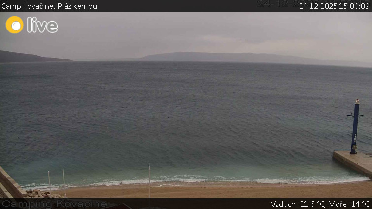 Camp Kovačine - Pláž kempu - 24.12.2025 v 15:00