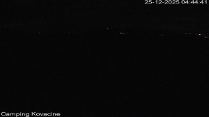 Camp Kovačine - Pláž kempu - 25.12.2025 v 04:45