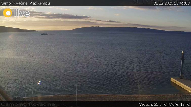 Camp Kovačine - Pláž kempu - 31.12.2025 v 15:45