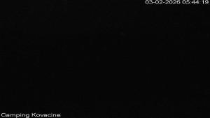 Camp Kovačine - Pláž kempu - 3.2.2026 v 05:45 Camp Kovačine - Pláž kempu - 3.2.2026 v 05:45