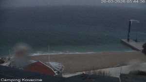 Camp Kovačine - Pláž kempu - 26.3.2026 v 05:45