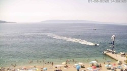 Campsite beach