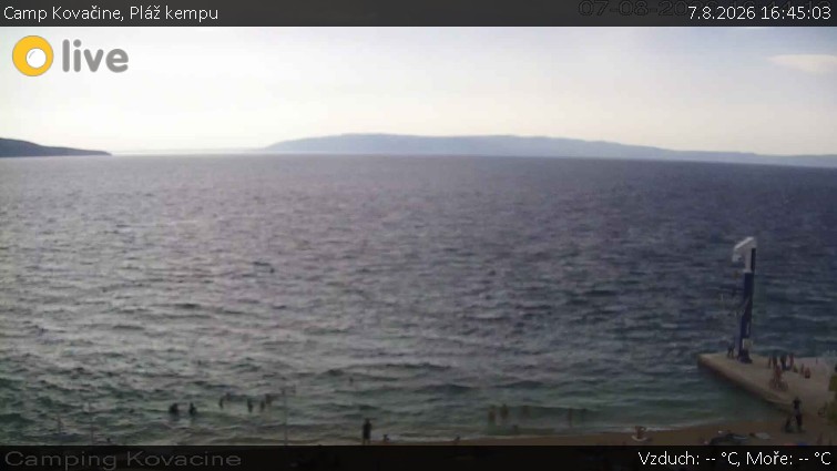 Camp Kovačine - Pláž kempu - 7.8.2026 v 16:45