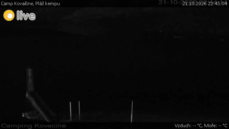Camp Kovačine - Pláž kempu - 21.10.2026 v 22:45