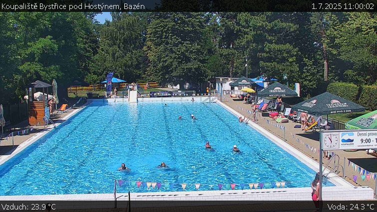 Koupaliště Bystřice pod Hostýnem - Bazén - 1.7.2025 v 11:00 Koupaliště Bystřice pod Hostýnem - Bazén - 1.7.2025 v 11:00