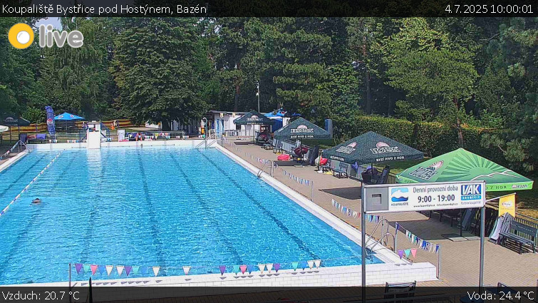 Koupaliště Bystřice pod Hostýnem - Bazén - 4.7.2025 v 10:00 Koupaliště Bystřice pod Hostýnem - Bazén - 4.7.2025 v 10:00