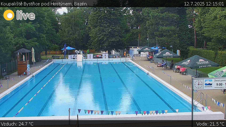 Koupaliště Bystřice pod Hostýnem - Bazén - 12.7.2025 v 12:15