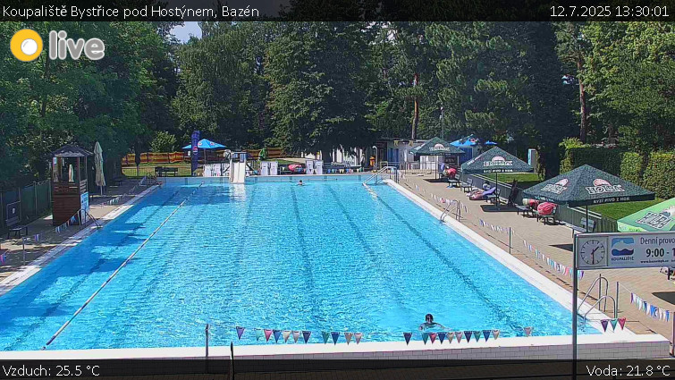 Koupaliště Bystřice pod Hostýnem - Bazén - 12.7.2025 v 13:30