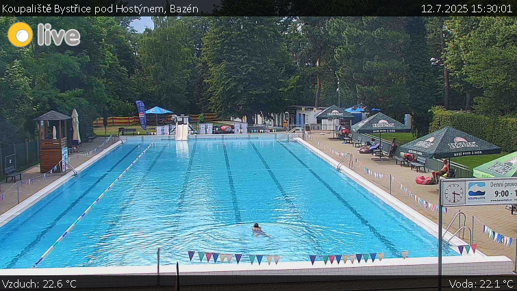 Koupaliště Bystřice pod Hostýnem - Bazén - 12.7.2025 v 15:30 Koupaliště Bystřice pod Hostýnem - Bazén - 12.7.2025 v 15:30