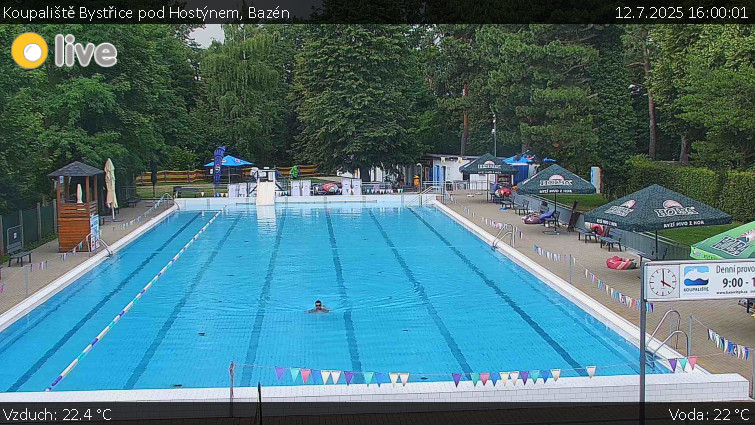 Koupaliště Bystřice pod Hostýnem - Bazén - 12.7.2025 v 16:00 Koupaliště Bystřice pod Hostýnem - Bazén - 12.7.2025 v 16:00