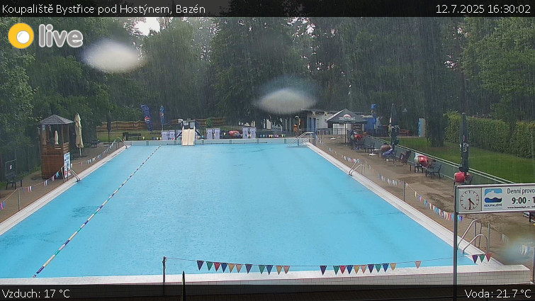 Koupaliště Bystřice pod Hostýnem - Bazén - 12.7.2025 v 16:30 Koupaliště Bystřice pod Hostýnem - Bazén - 12.7.2025 v 16:30
