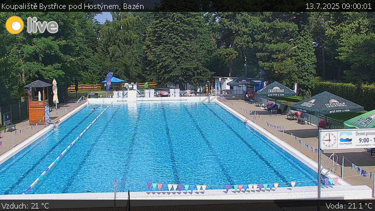 Koupaliště Bystřice pod Hostýnem - Bazén - 13.7.2025 v 09:00 Koupaliště Bystřice pod Hostýnem - Bazén - 13.7.2025 v 09:00