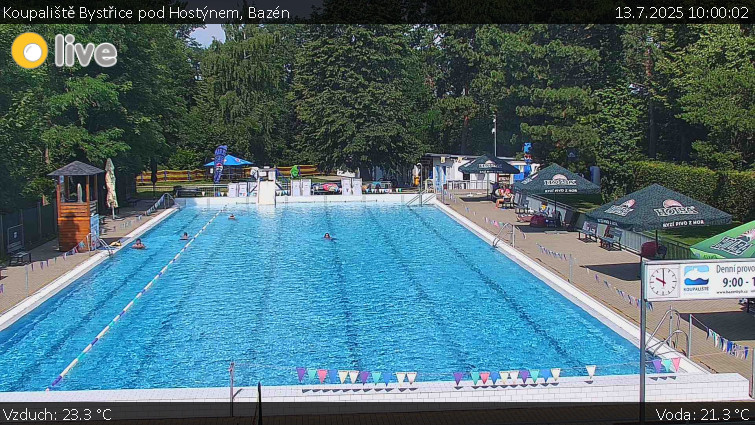 Koupaliště Bystřice pod Hostýnem - Bazén - 13.7.2025 v 10:00 Koupaliště Bystřice pod Hostýnem - Bazén - 13.7.2025 v 10:00