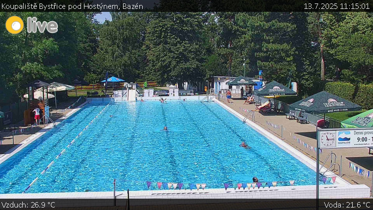 Koupaliště Bystřice pod Hostýnem - Bazén - 13.7.2025 v 11:15 Koupaliště Bystřice pod Hostýnem - Bazén - 13.7.2025 v 11:15