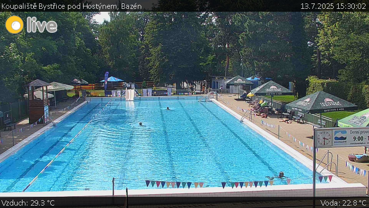 Koupaliště Bystřice pod Hostýnem - Bazén - 13.7.2025 v 15:30 Koupaliště Bystřice pod Hostýnem - Bazén - 13.7.2025 v 15:30